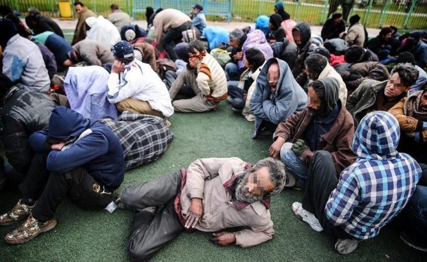 جمعآوری معتادان متجاهر در تهران