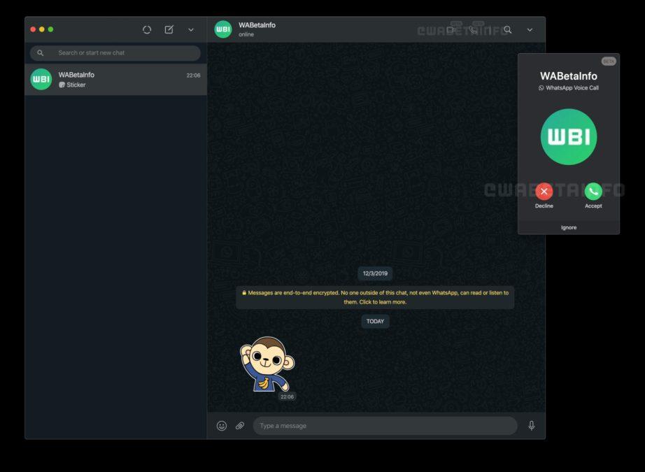 واتس‌اپ تماس‌ صوتی و تصویری را به نسخه وب و دسکتاپ می‌آورد