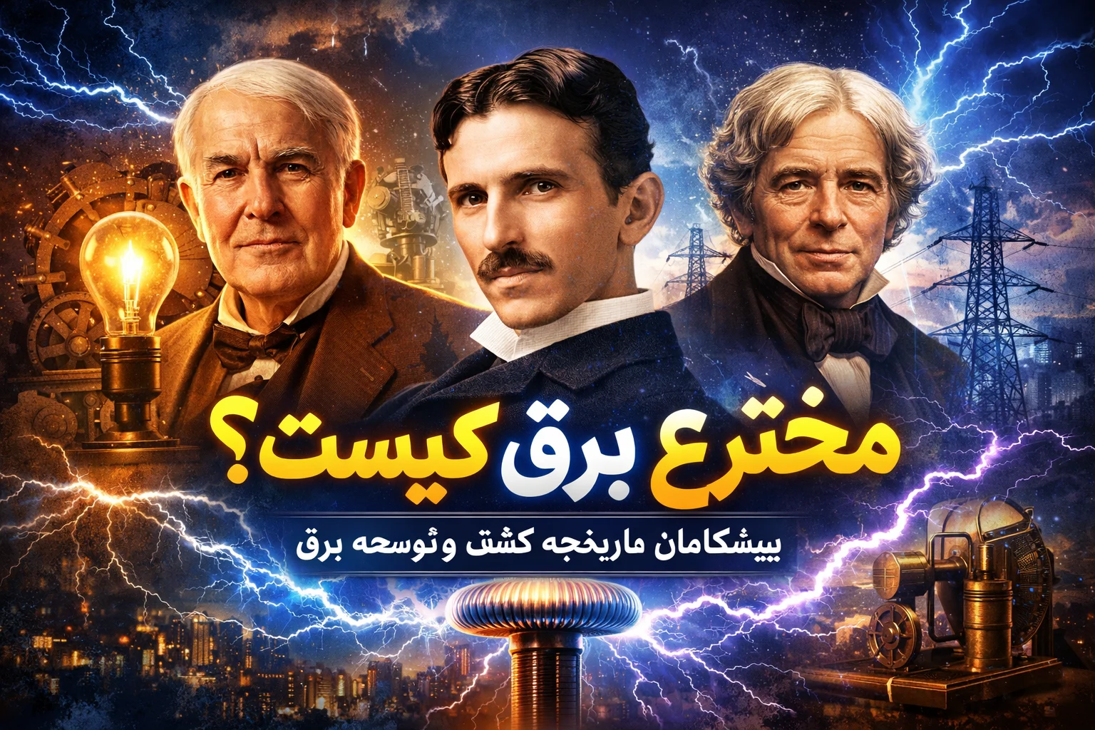 مخترع برق کیست؟ تاریخچه و تأثیر آن بر زندگی انسانها