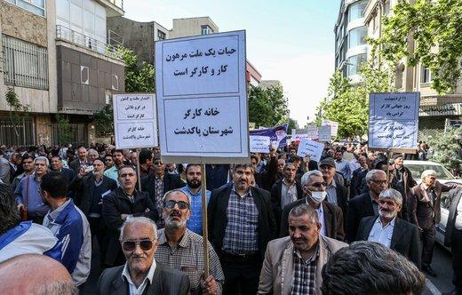 تجمع بزرگ کارگران به مناسبت روز جهانی کارگر