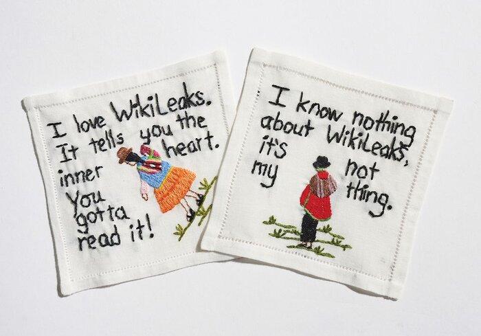 توئیت‌های جنجالی ترامپ سوژه گلدوزی شد