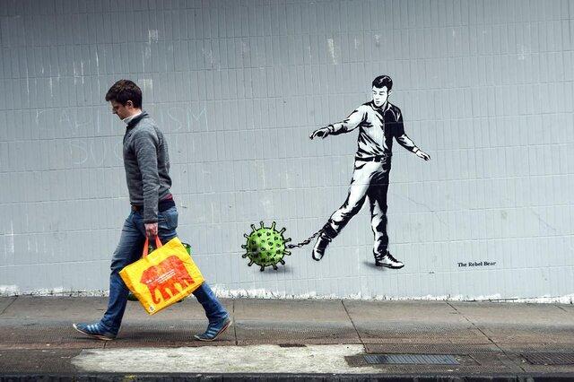 رد پای کرونا بر دیوارهای جهان/ عکس|خبر فوری رد پای کرونا بر دیوارهای جهان/ عکس|خبر فوری