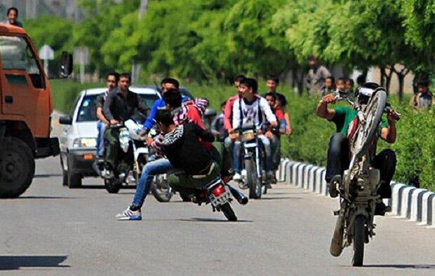 آلودگی صوتی کورس شبانه موتورسوران در پایتخت