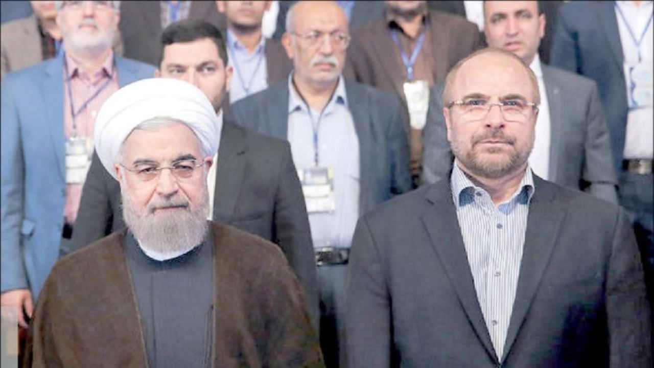 احوالپرسی روحانی از قالیباف|خبر فوری