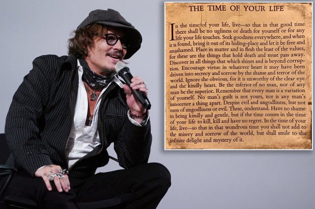 پیام جانی دپ به مناسبت سال جدید/ بکُشید و پشیمان نشوید!|خبر فوری پیام جانی دپ به مناسبت سال جدید/ بکُشید و پشیمان نشوید!|خبر فوری