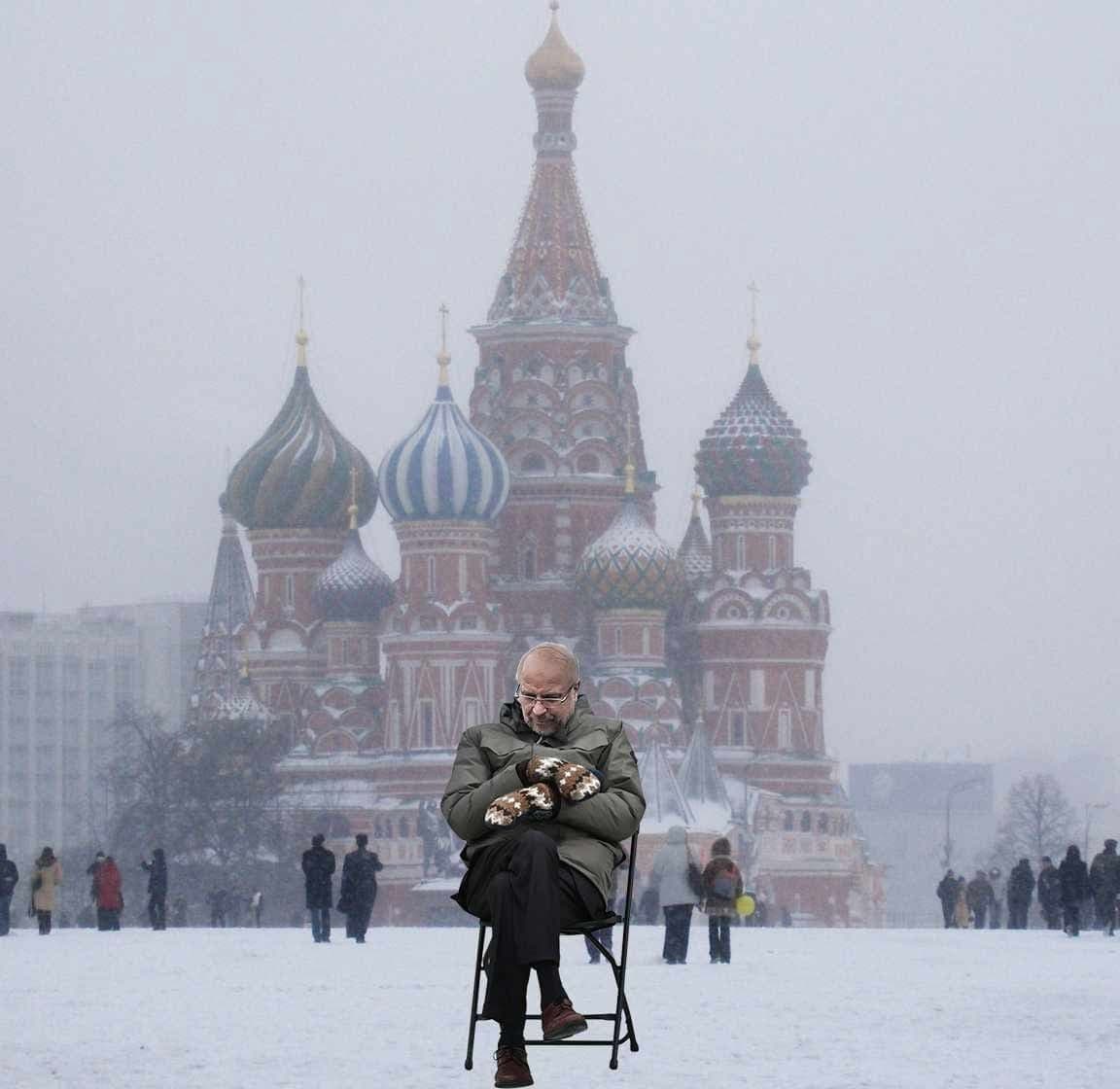شوخی برنی سندرزی با حاشیههای سفر قالیباف به مسکو/ عکس شوخی برنی سندرزی با حاشیههای سفر قالیباف به مسکو/ عکس