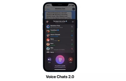 انتشار آپدیت جدید تلگرام با قابلیت Voice chat|خبر فوری انتشار آپدیت جدید تلگرام با قابلیت Voice chat|خبر فوری