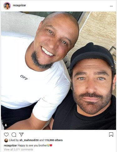 سلفی محمدرضا گلزار با روبرتو کارلوس / عکس|خبر فوری سلفی محمدرضا گلزار با روبرتو کارلوس / عکس|خبر فوری