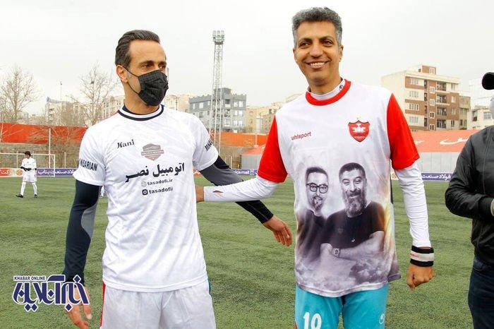 استقبال گرم کریمی و فردوسی پور از یکدیگر