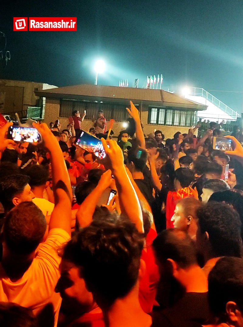 جشن قهرمانی پرسپولیس، خارج از زمین فوتبال +ویدیو