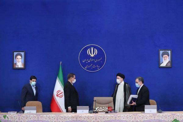 لحظه خداحافظی جهانگیری با دولت/ اولین حضور مخبر و اسماعیلی در هیئت دولت/ عکس