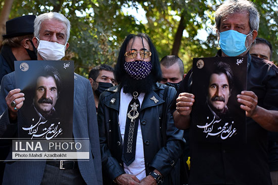 مجموعه تصاویر مراسم خاکسپاری زنده یاد عزت الله مهرآوران