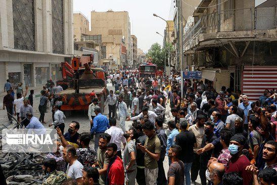 ریزش ساختمان