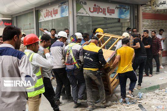 ریزش ساختمان