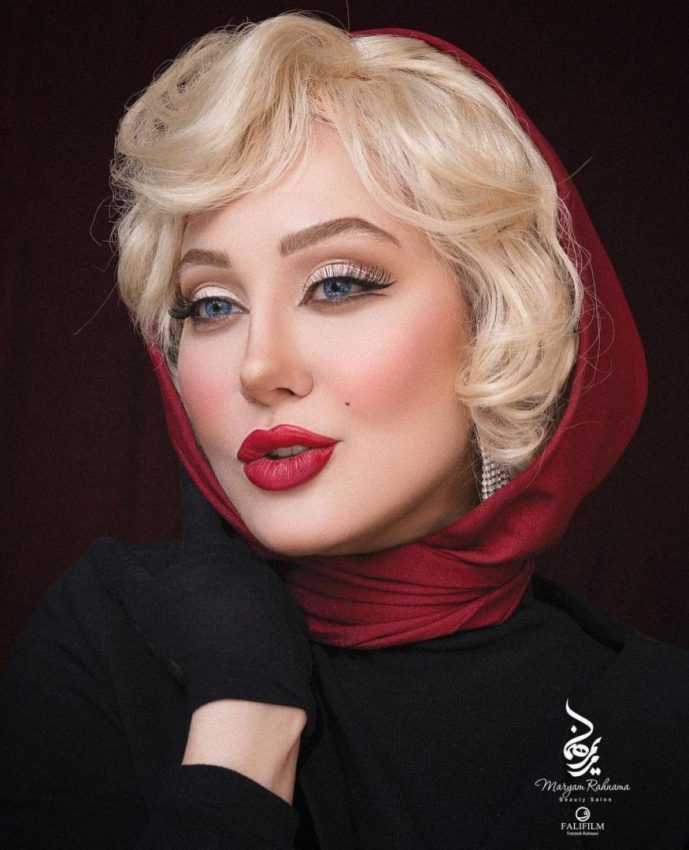 چهره جدید آرام جعفری به مناسب سال نو