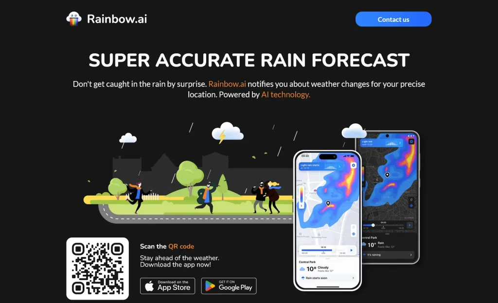 با این هوش مصنوعی زیر باران خیس نمی شوید!!