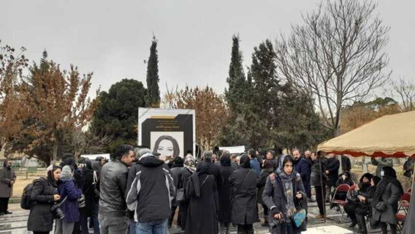 خاکسپاری پردیس افکاری بازیگر خاکسپاری پردیس افکاری بازیگر