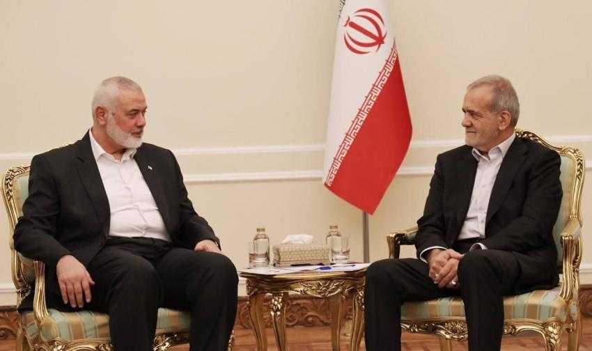 آخرین تصاویر از شهید اسماعیل هنیه در تهران آخرین تصاویر از شهید اسماعیل هنیه در تهران