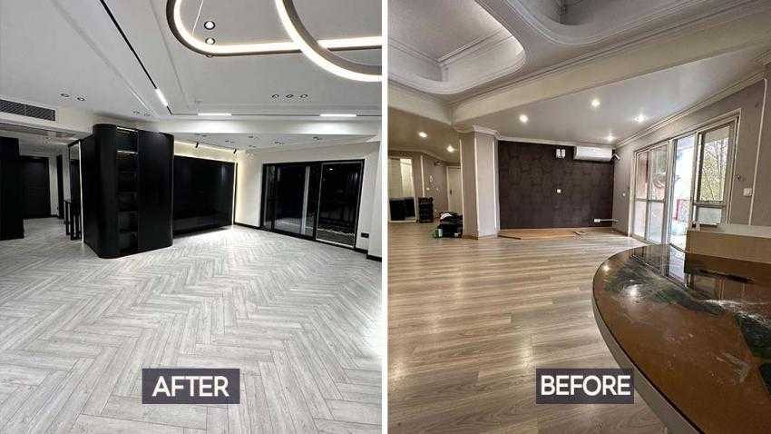 قبل و بعد از بازسازی