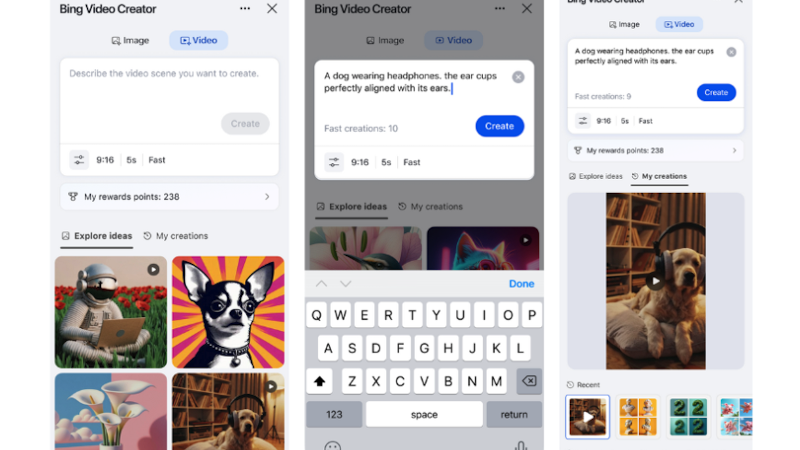 ابزار هوش مصنوعی ویدیوساز سورا هم اکنون به صورت رایگان در بینگ