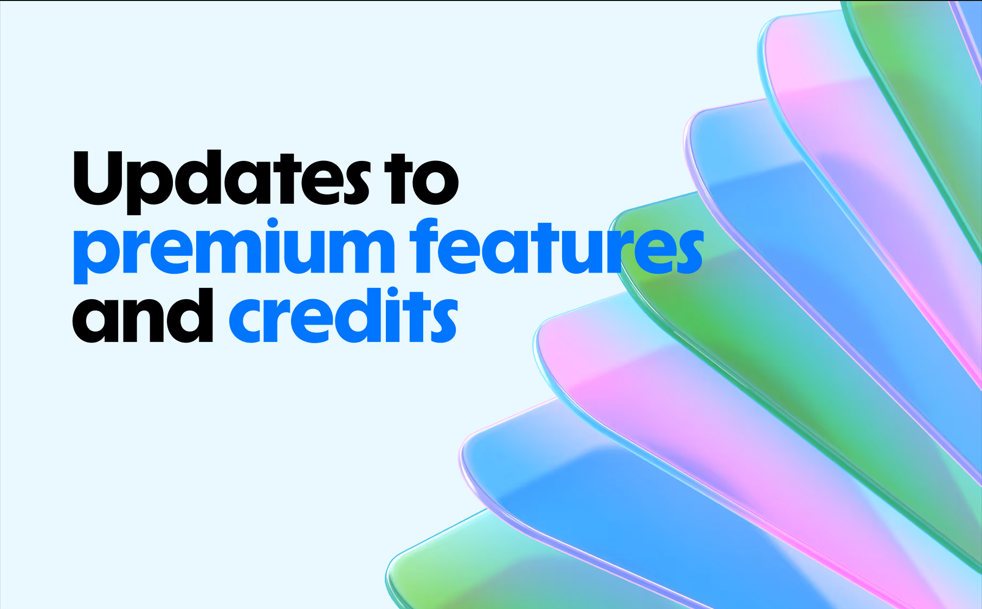 به‌روزرسانی‌های ویژگی‌ها و اعتبارات پریمیوم | HeyGen