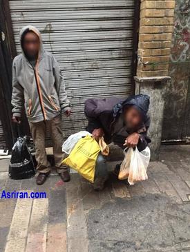 بازار تجریش پاتوق جدید معتادان بی خانمان در تهران