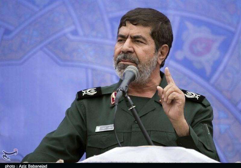 سخنگوی سپاه: اگر دشمن فکر می‌کند با یک خانم معلوم الحال می‌تواند زنان ایران را به چالش بکشاند، اشتباه می‌کند