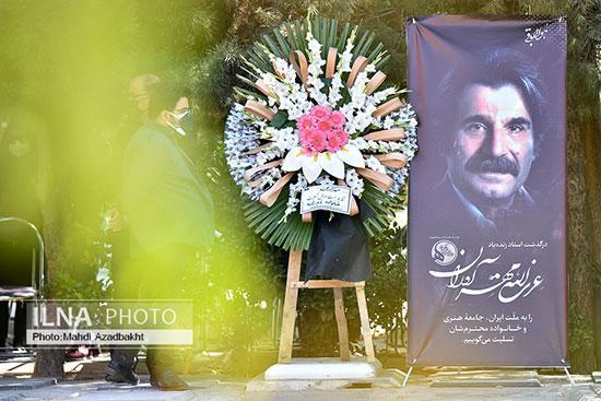 مجموعه تصاویر مراسم خاکسپاری زنده یاد عزت الله مهرآوران