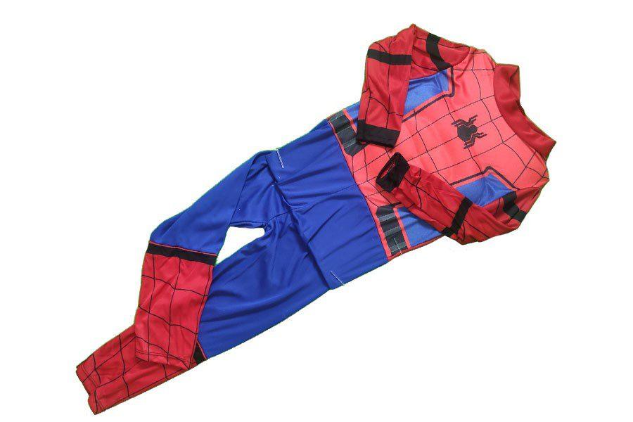 سفارش لباس مرد عنکبوتی بچه گانه با قیمت مناسب در سایز بندی مختلف