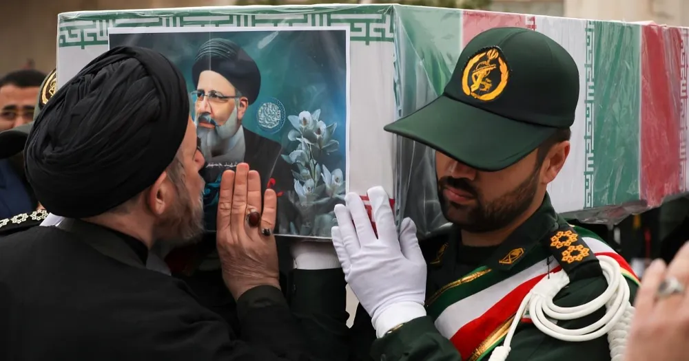 گزارش تصویری مراسم وداع با رئیس جمهور شهید